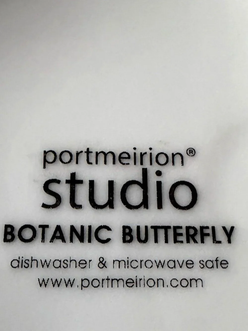 Portmeirion Studio Botanic Butterfly Creamer Milk Jug Pitcher Porcelain